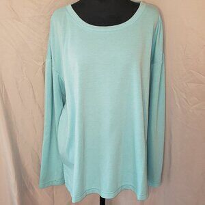 New Directions Intimates XL Light Blue Long Sleeve Top
